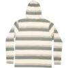 Salty Crew Horizons Natural Long Sleeve Knit UV Pullover Hoodie-Medium-DKSLT