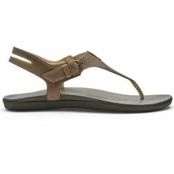 Olukai Eheu Women's Leather Slingback Sandals-Clay/Dark Java -Deals BC Surf Store 27575 DEFAULT l