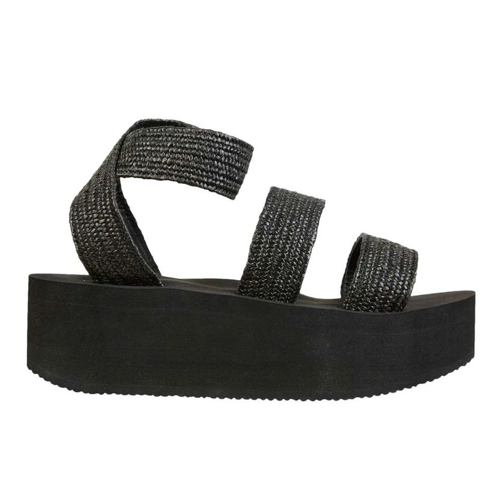 Billabong Foreshore Women's Platform Sandals-9-Black 1 Billabong Foreshore Women's Platform Sandals-9-Black