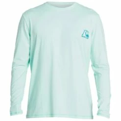 Quiksilver Heritage Long Sleeve UPF 50 Surf T-Shirt-XX-Large-Minty