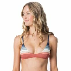 Rip Curl Keep On Surfin Trilet Bikini Top-X-Large-Rust