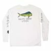 Salty Crew Bull Long Sleeve Rashguard-White