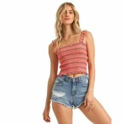 Billabong Sun Dreamer Women's Tank Top-Medium-Papaya