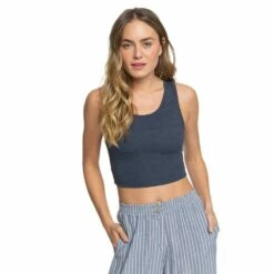Roxy Good Keepsake Cropped Tank Top
