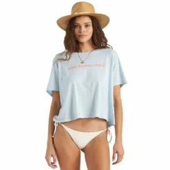 Billabong Wild Flower Child Short Sleeve Shirt-Vista Blue