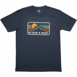 BC Surf Classic Mountains Short Sleeve T-Shirt -Deals BC Surf Store 34673 HBLU l
