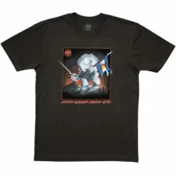 Never Summer Warrior Bear Short Sleeve T-Shirt-Vintage Black