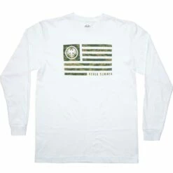Never Summer USA Flag Long Sleeve T-Shirt