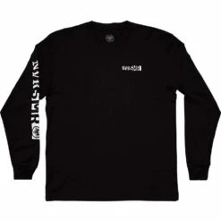 Never Summer Scorpion Rose Long Sleeve T-Shirt-Black