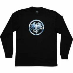 Never Summer Eagle Rockies Long Sleeve T-Shirt-Black -Deals BC Surf Store 34696 DEFAULT l