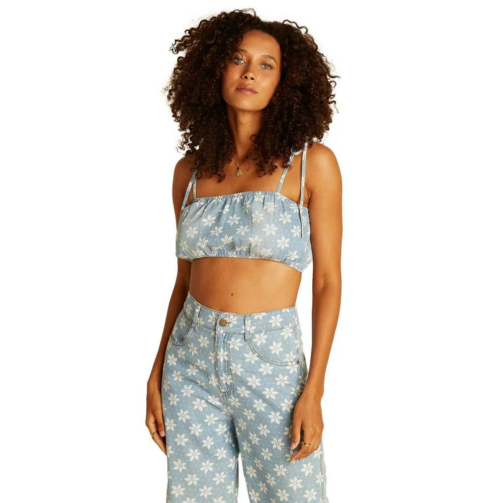 Billabong Wrangler Perfect Pair Crop Top-Powder Blue 3 Billabong Wrangler Perfect Pair Crop Top-Powder Blue - Image 3