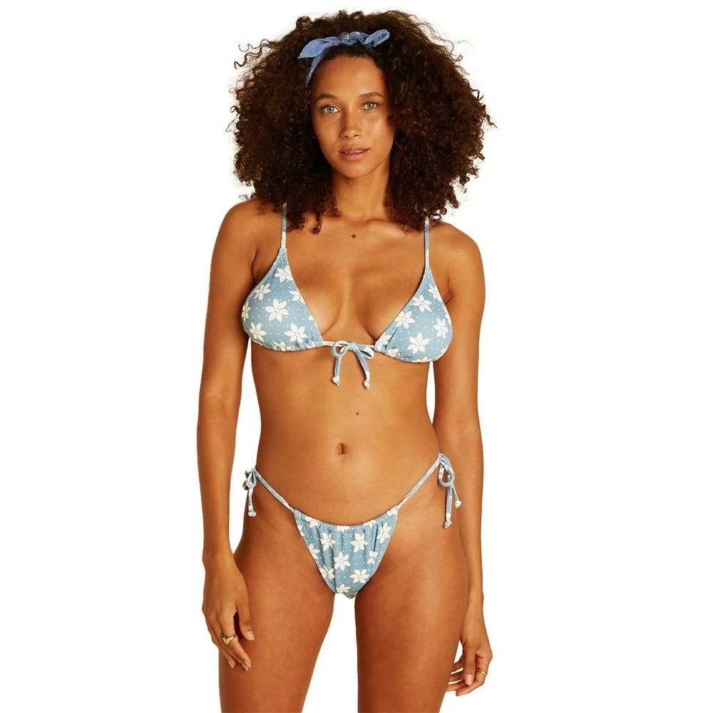 Billabong Wrangler Sweet Country Slide Tall Triangle Bikini Top-Large-Powder Blue 1 Billabong Wrangler Sweet Country Slide Tall Triangle Bikini Top-Large-Powder Blue