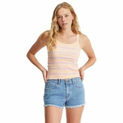 Billabong The Baby Knit Tank Top-Large-Apricot
