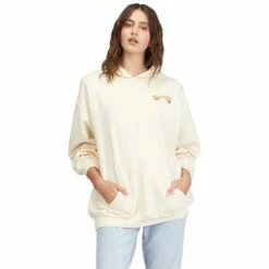 Billabong Ride Out Oversized Hoodie-Large-Antique White