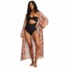 Billabong Cosmic Dreamer Kimono Beach Cover-Up-Antique White