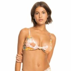 ROXY Love Rib The Surf Knot Triangle Bikini Top-CKN7