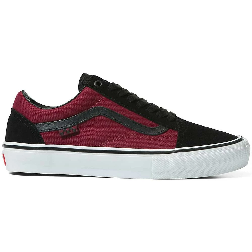 Vans Vana Skate Old Skool Skate Shoes, Port/Black 3 Vans Vana Skate Old Skool Skate Shoes, Port/Black - Image 3
