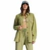 Billabong Anytime Shacket Oversized Button-Through Jacket
