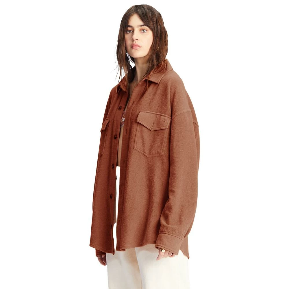 Billabong Anytime Shacket Oversized Button-Through Jacket 2 Billabong Anytime Shacket Oversized Button-Through Jacket - Image 2
