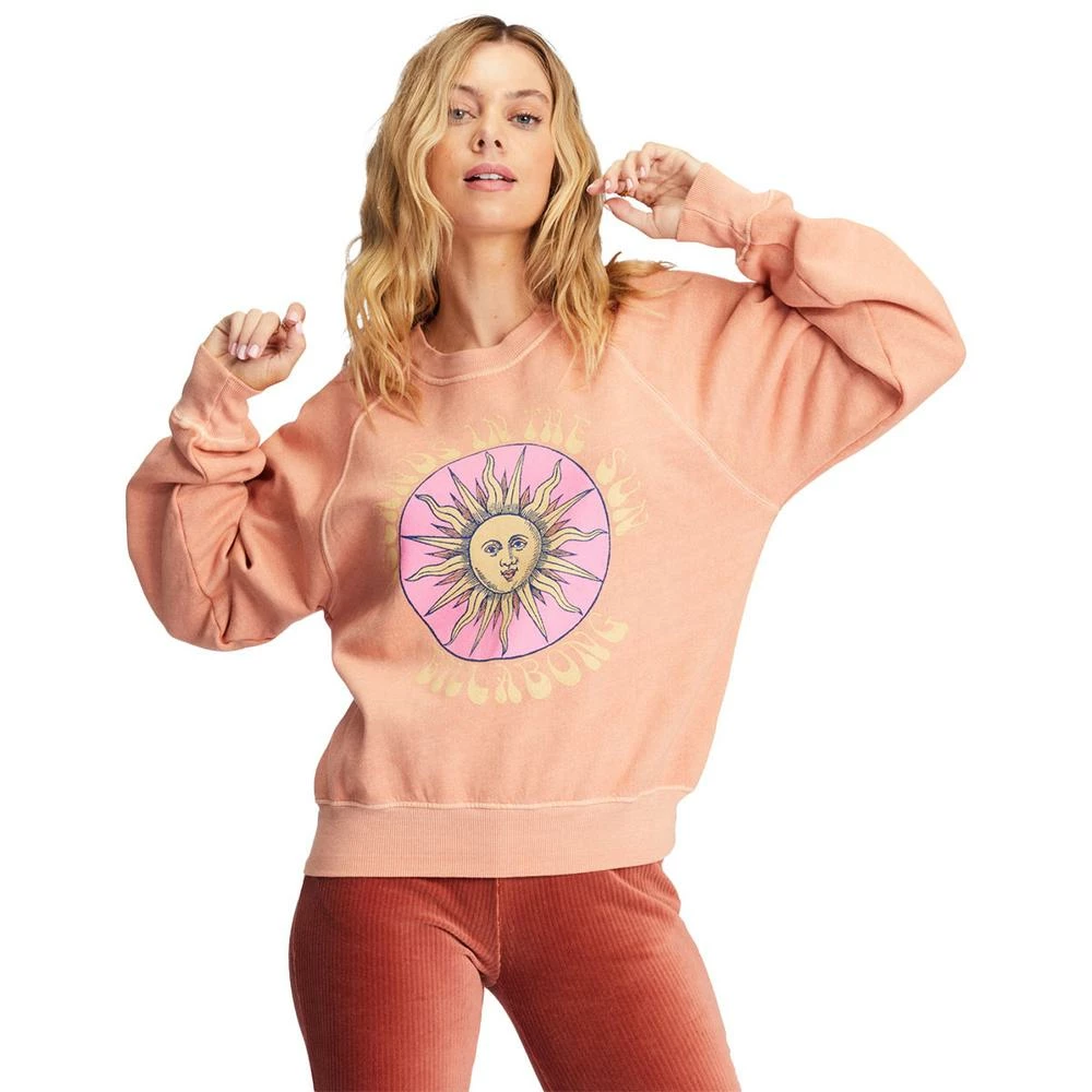 Billabong Here We Go Graphic Crewneck Sweatshirt-Small 2 Billabong Here We Go Graphic Crewneck Sweatshirt-Small - Image 2