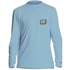 Billabong Crayon Wave UPF 50 Boys Long Sleeve Surf Shirt-Coastal