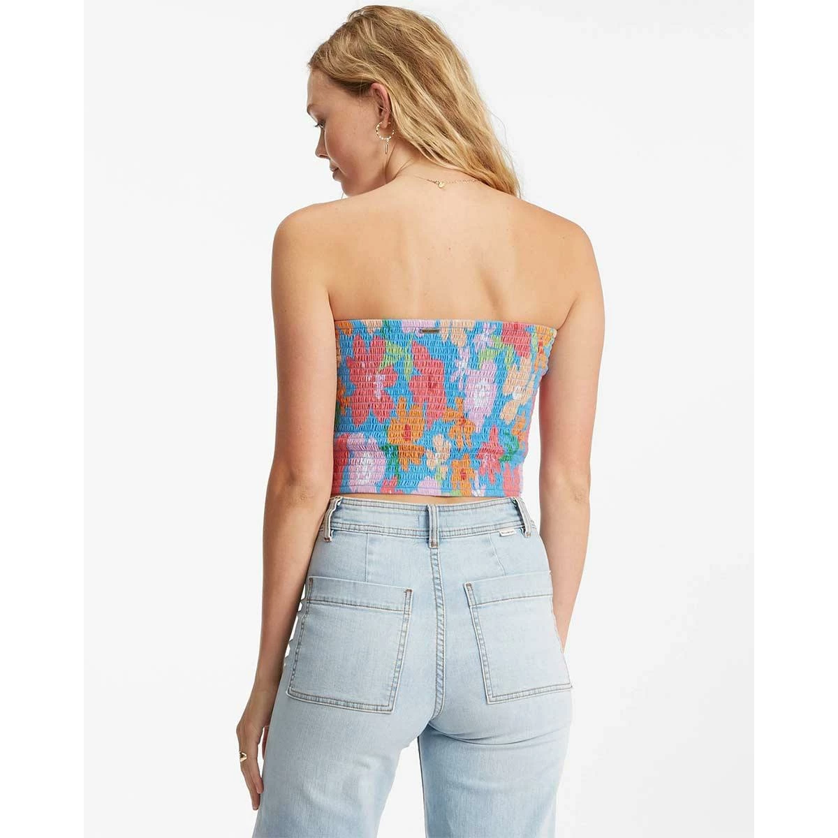 Billabong Keep It Simple Crop Top-Large-Multi 2 Billabong Keep It Simple Crop Top-Large-Multi - Image 2