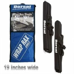 Dorsal Deluxe Wrap-Rax Surf And Snow Soft Roof Rack Pads Straps - 19" -Deals BC Surf Store DORSAL WRAP RAX 3