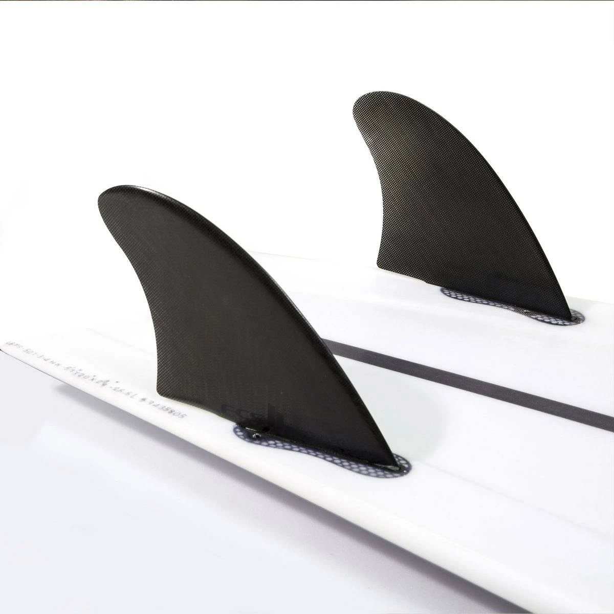 FCS II PG Modern Keel Twin Fins - Black 2 FCS II PG Modern Keel Twin Fins - Black - Image 2
