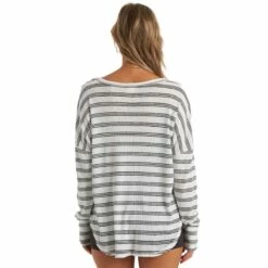 Billabong Any Day Women's Long Sleeve Top-X-Large-Bright Indigo