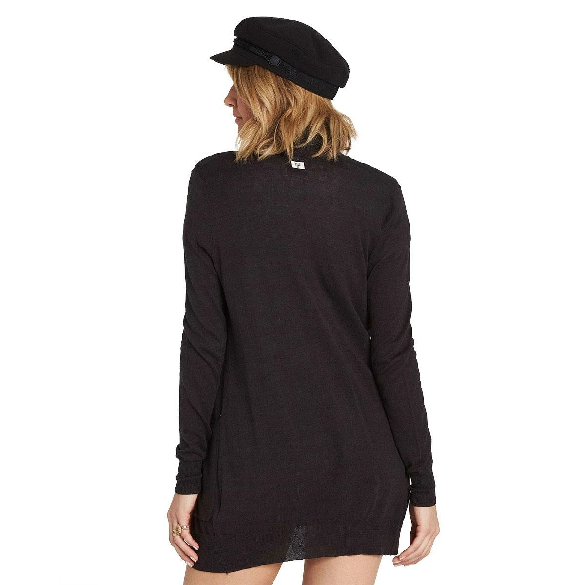 Billabong Line Games Women's Cardigan Sweater-Oatmeal 3 Billabong Line Games Women's Cardigan Sweater-Oatmeal - Image 3