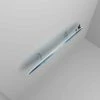 Horizontal Flush Mount Acrylic Surfboard Wall Rack, Clear
