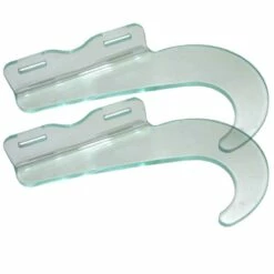 Horizontal Flush Mount Acrylic Surfboard Wall Rack, 3" Off Wall, Clear 9 Horizontal Flush Mount Acrylic Surfboard Wall Rack, 3" Off Wall, Clear -Deals BC Surf Store SRF LB3 2