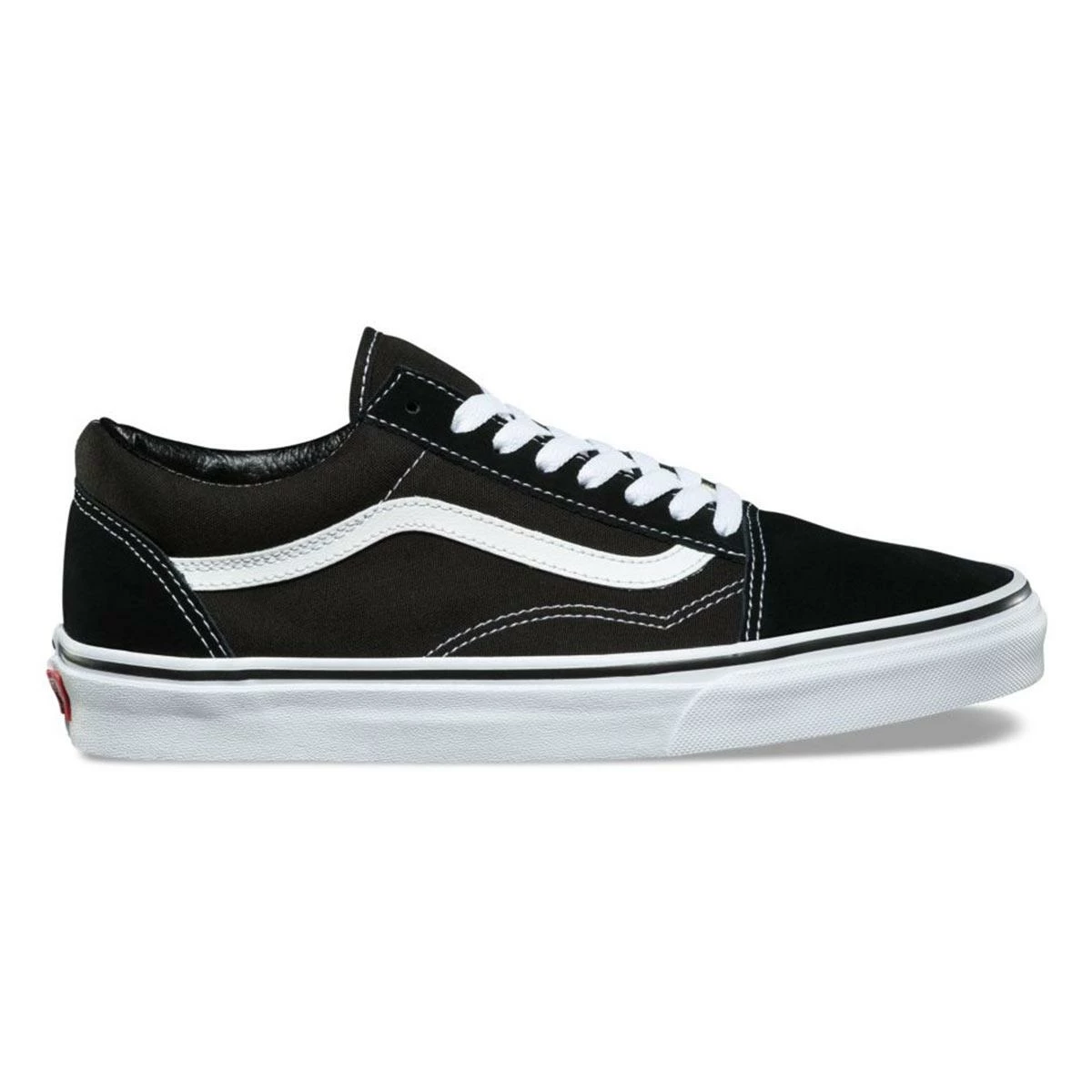 Vans Old Skool Skate Shoe, Black/White 1 Vans Old Skool Skate Shoe, Black/White