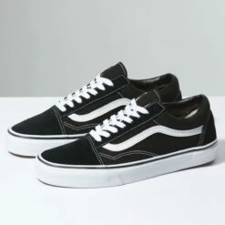 Vans Old Skool Skate Shoe, Black/White 7 Vans Old Skool Skate Shoe, Black/White -Deals BC Surf Store VN000D3HY28 4