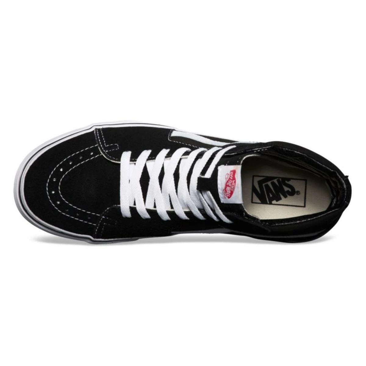 Vans Sk8-Hi Skate Shoes, Black/White 2 Vans Sk8-Hi Skate Shoes, Black/White - Image 2