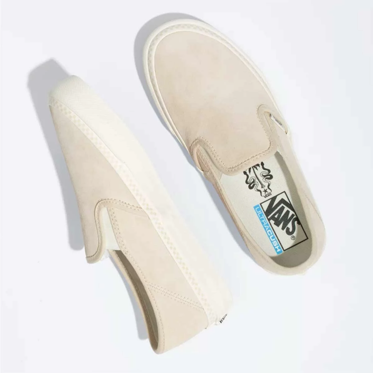 Vans Surf Supply Slip-On SF Skate Shoes, Leila Hurst/Sandshell 2 Vans Surf Supply Slip-On SF Skate Shoes, Leila Hurst/Sandshell - Image 2