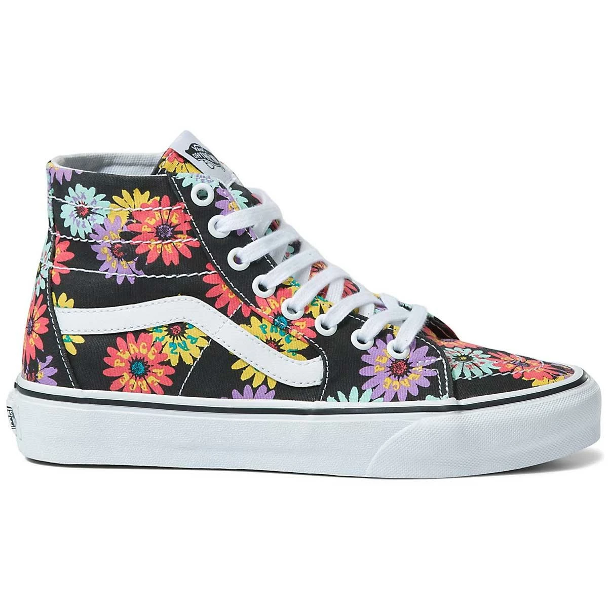 Vans Sk8-Hi Tapered Women's Skate Shoes, Peace Floral Floral 1 Vans Sk8-Hi Tapered Women's Skate Shoes, Peace Floral Floral